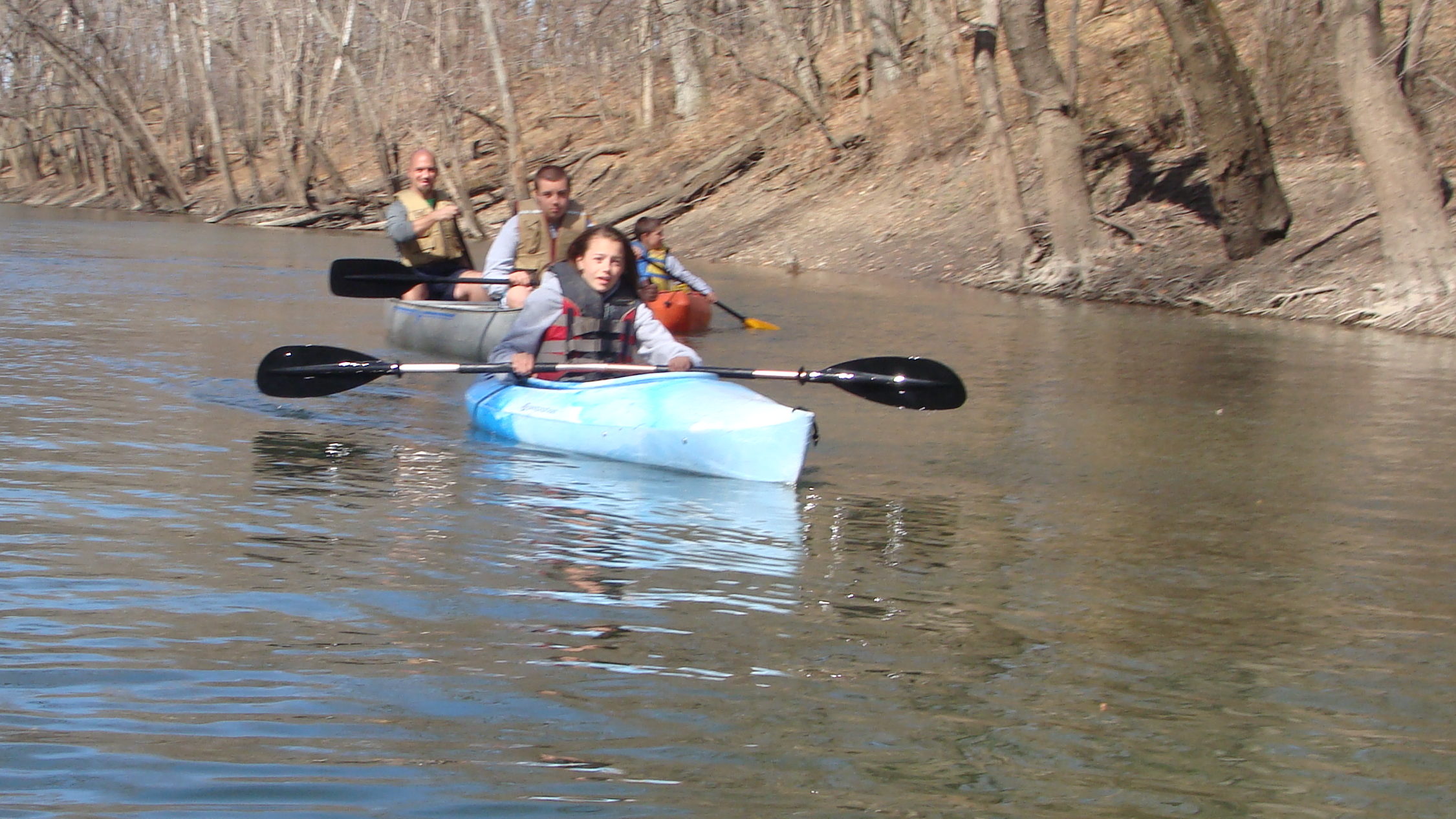 Paddling the Sangamon